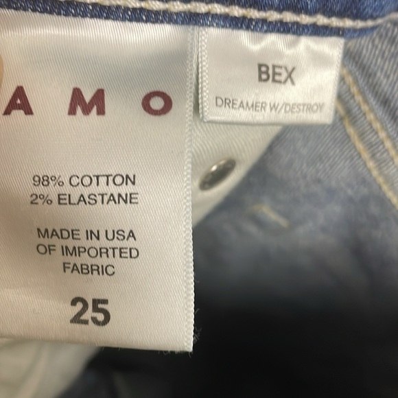 AMO Bex Dreamer With Destroy Bex Distressed A01232-072 Jeans size 25 - Picture 7 of 7